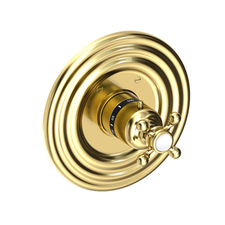 3/4" Round Thermostatic Trim Plate With Handle in Multiple Finishes - Maison&Co.
