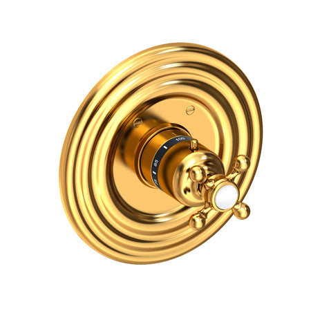 3/4" Round Thermostatic Trim Plate With Handle in Multiple Finishes - Maison&Co.