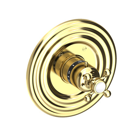 3/4" Round Thermostatic Trim Plate With Handle in Multiple Finishes - Maison&Co.