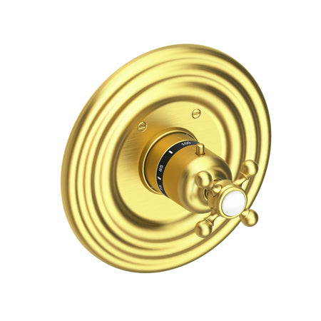 3/4" Round Thermostatic Trim Plate With Handle in Multiple Finishes - Maison&Co.
