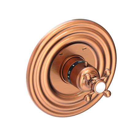 3/4" Round Thermostatic Trim Plate With Handle in Multiple Finishes - Maison&Co.