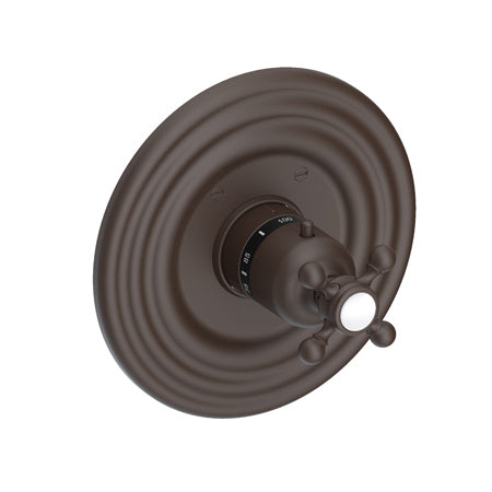 3/4" Round Thermostatic Trim Plate With Handle in Multiple Finishes - Maison&Co.