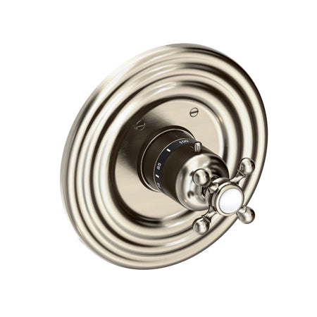 3/4" Round Thermostatic Trim Plate With Handle in Multiple Finishes - Maison&Co.