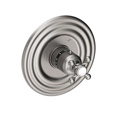 3/4" Round Thermostatic Trim Plate With Handle in Multiple Finishes - Maison&Co.