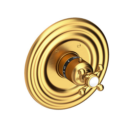 3/4" Round Thermostatic Trim Plate With Handle in Multiple Finishes - Maison&Co.
