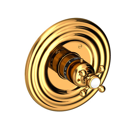 3/4" Round Thermostatic Trim Plate With Handle in Multiple Finishes - Maison&Co.