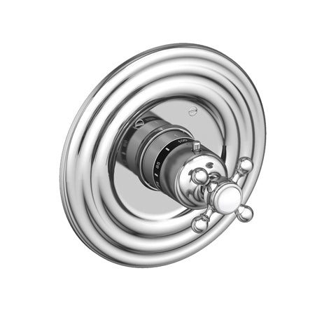 3/4" Round Thermostatic Trim Plate With Handle in Multiple Finishes - Maison&Co.
