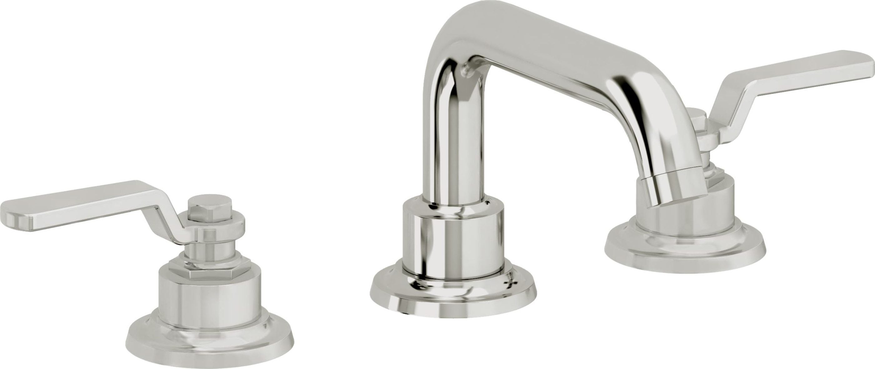 California Faucets - 8002-PC - 8" Widespread Lavatory Faucet - Polished Chrome - Descanso Works