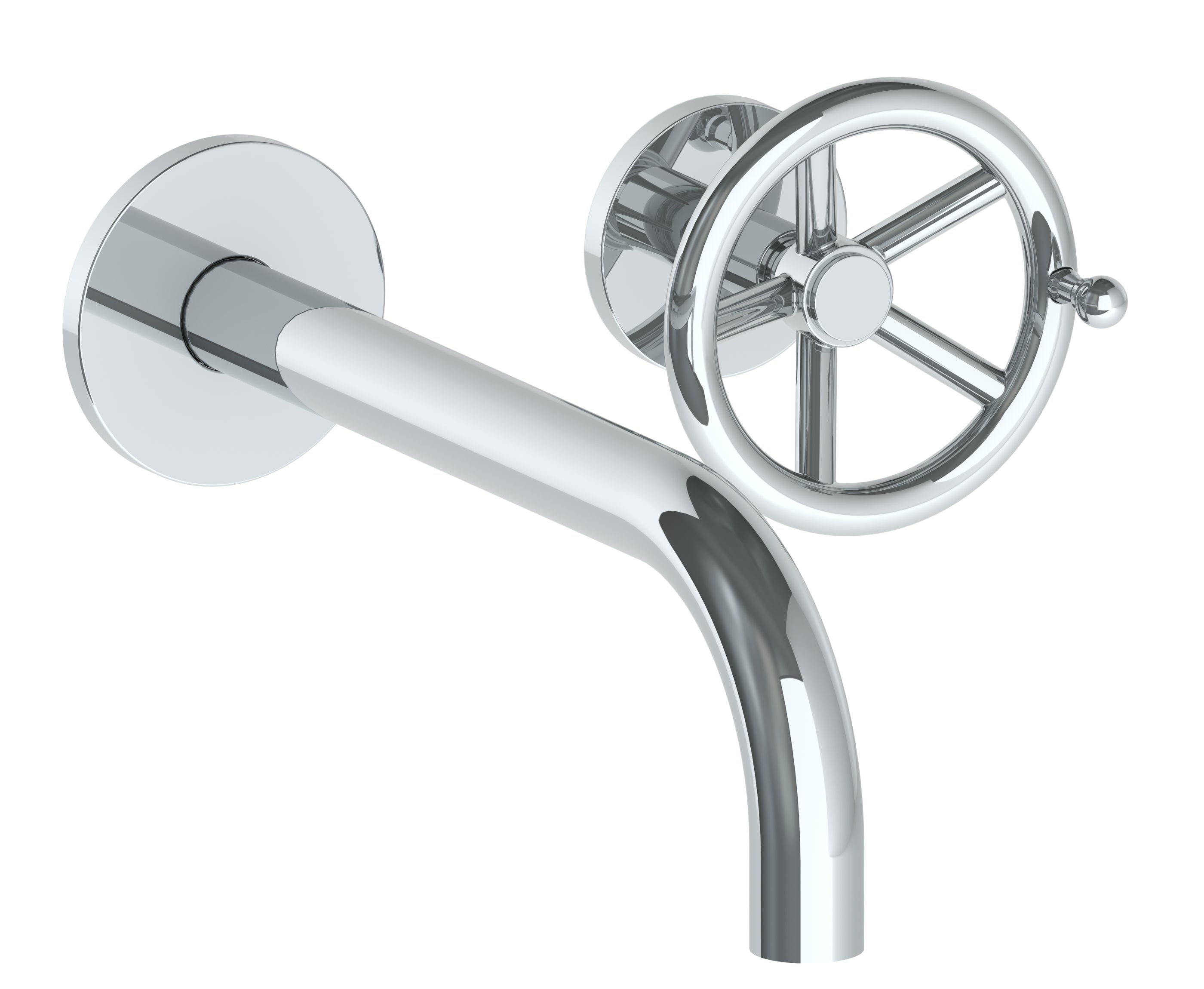 Wall Mounted 2 Hole Lavatory Set With 8 3/4" Spout - Maison&Co.