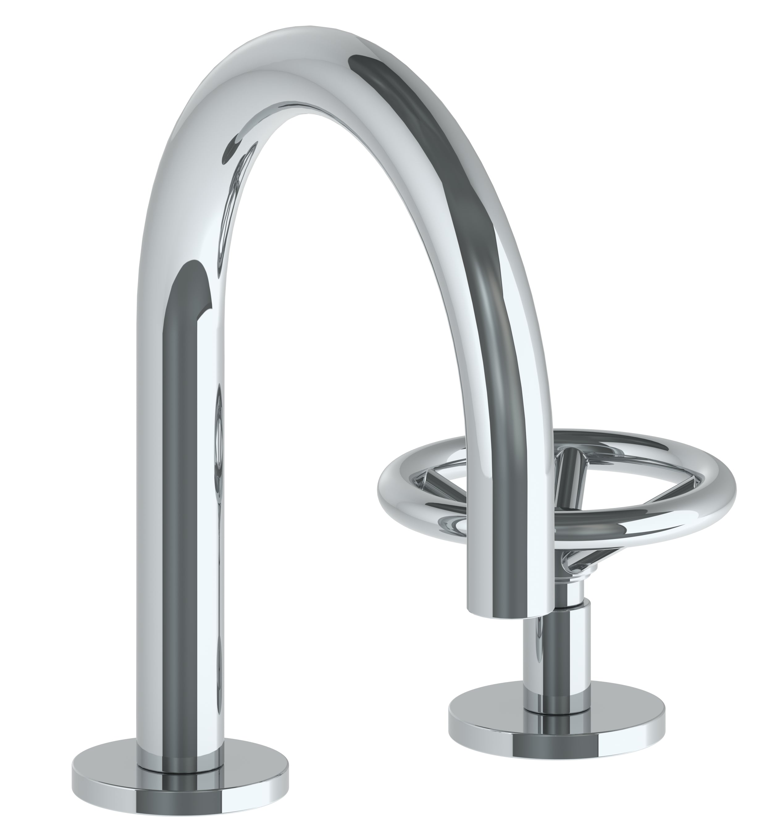 Deck Mounted 2 Hole Gooseneck Lavatory Set - Maison&Co.