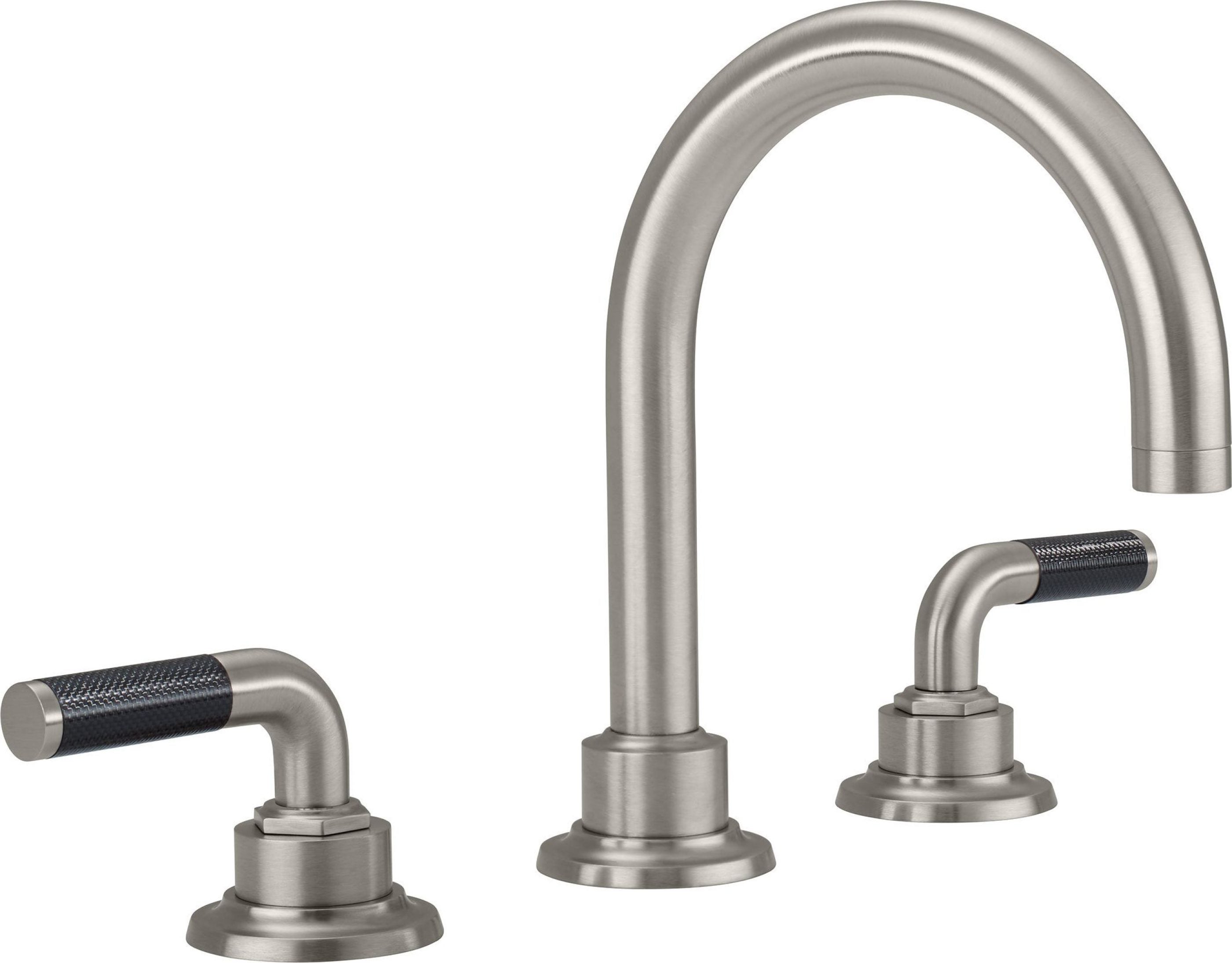 California Faucets - 3108F-SN - Complete Roman Tub Set - Satin Nickel  - Descanso