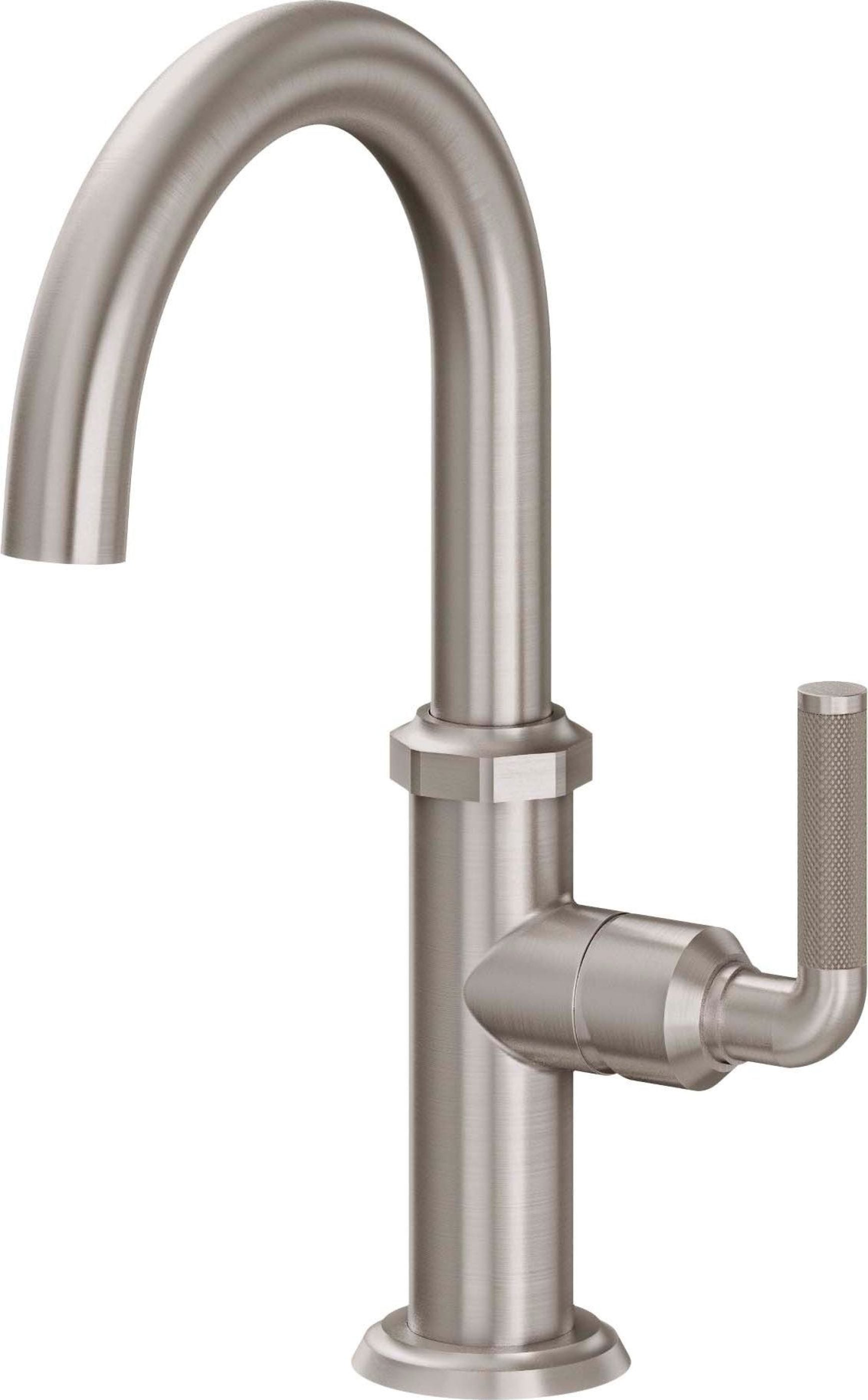 California Faucets - 3109K-1-SN - Single Hole Lavatory/Bar/Prep Faucet - Low Spout - Satin Nickel  - Descanso