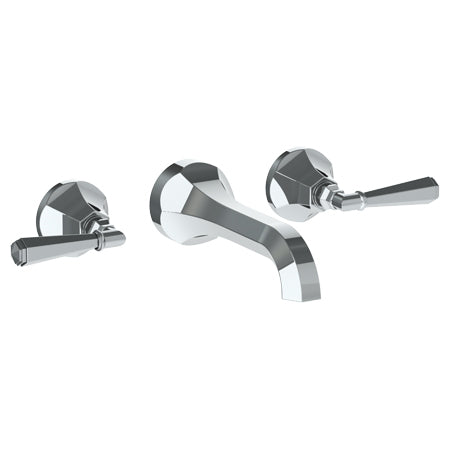 Wall Mounted 3 Hole Lavatory Set With 6 3/4" Ctc Spout - Maison&Co.