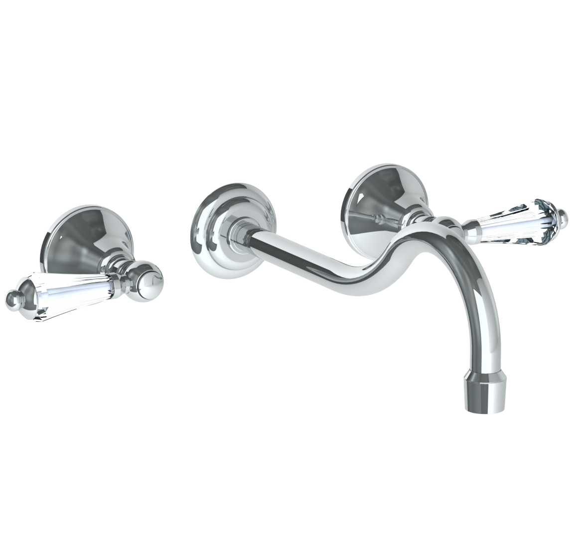 Wall Mounted 3 Hole Lavatory Set With 10 5/8" Ctc Spout - Maison&Co.