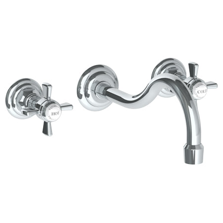 Wall Mounted 3 Hole Lavatory Set With 8 3/8" Ctc Spout - Maison&Co.