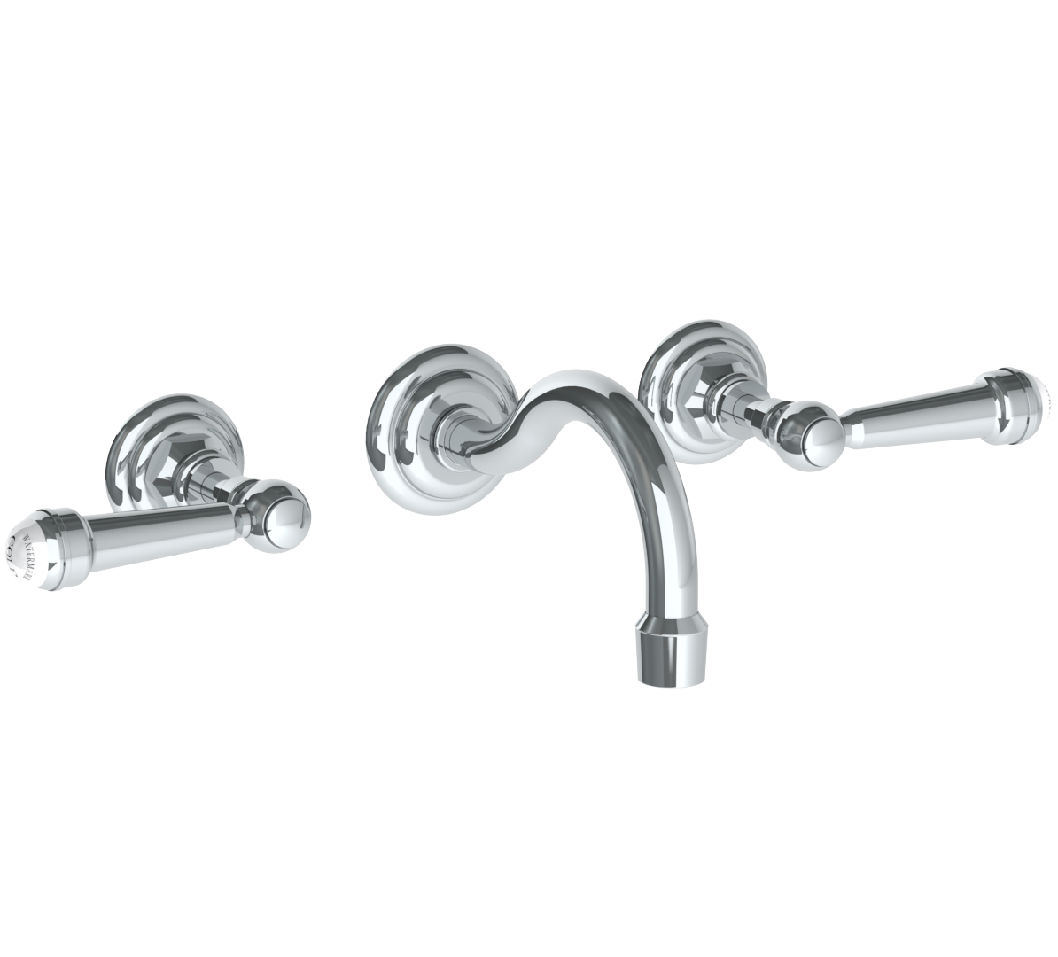 Wall Mounted 3 Hole Lavatory Set With 6 1/2" Ctc Spout - Maison&Co.