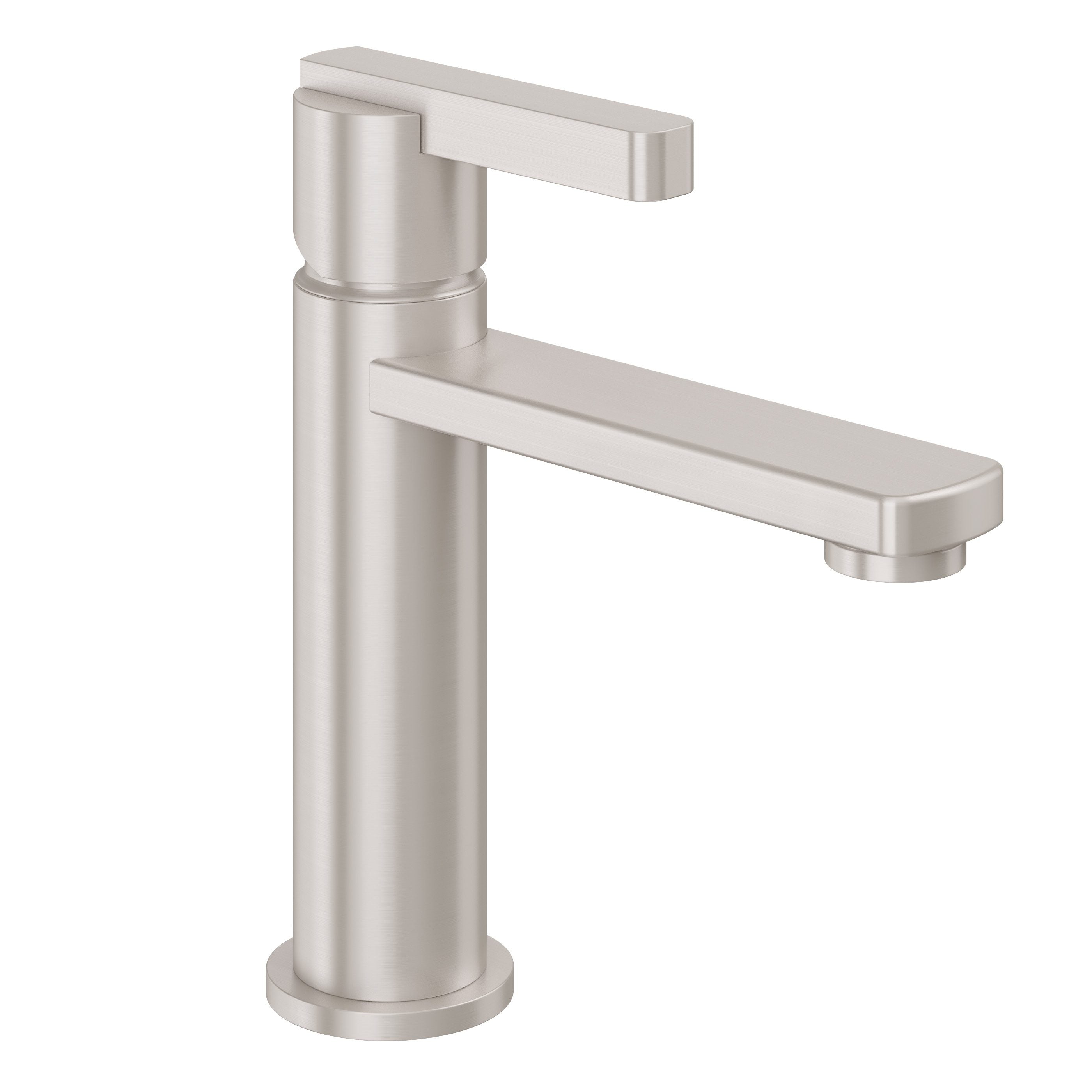 California Faucets - 3701-1-SN - Single Hole Lavatory Faucet - Satin Nickel  - San Elijo