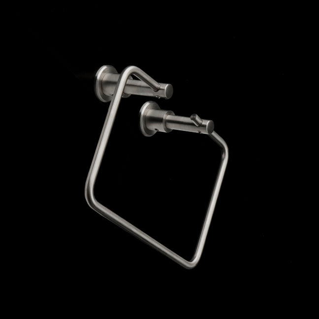 Wall-mount towel ring made of stainless steel.W: 7 7/8”D: 2 7/8”H: 5 7/8” - Maison&Co.