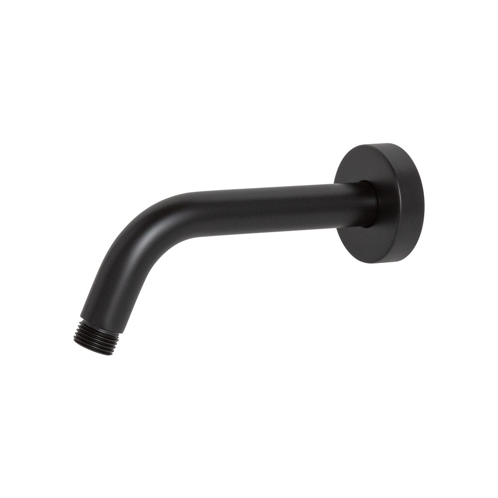 Wall-mount round shower arm with flange.D: 6” H: 2 1/4” - Maison&Co.