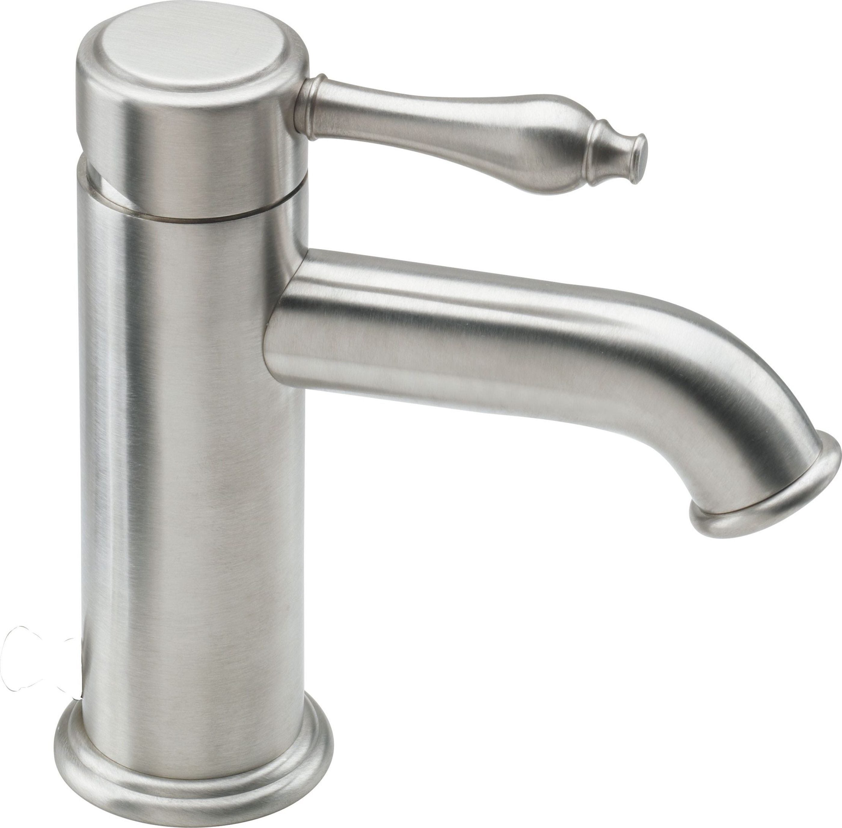 California Faucets - 6101-1-SN - Single Hole Lavatory Faucet - Satin Nickel  - Salinas