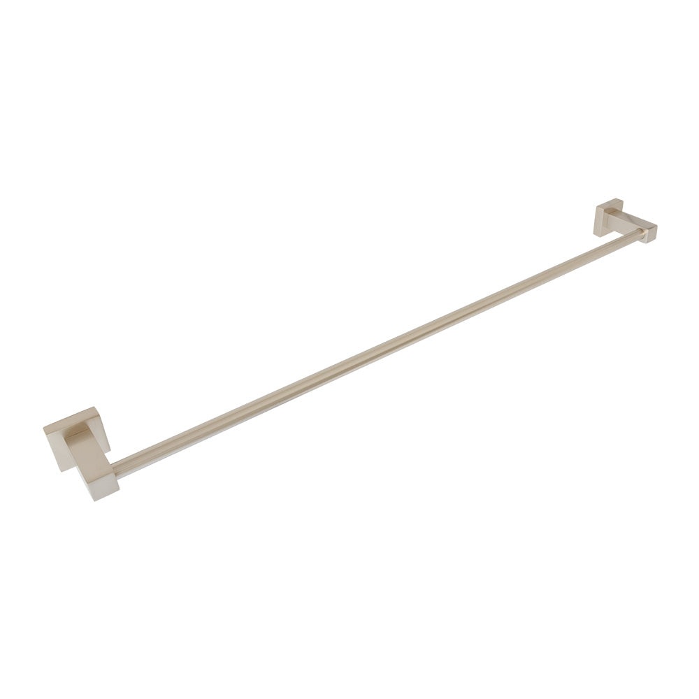 Wall-mount 32 1/2"W towel bar made of chrome plated brass. - Maison&Co.