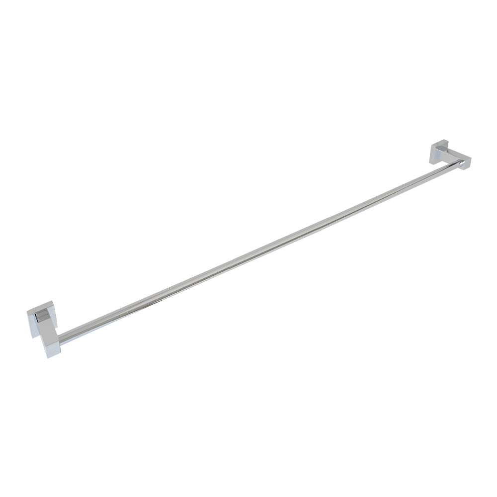 Wall-mount 32 1/2"W towel bar made of chrome plated brass. - Maison&Co.