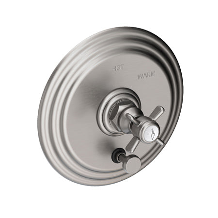 Balanced Pressure Tub & Shower Diverter Plate With Handle in Multiple Finishes - Maison&Co.