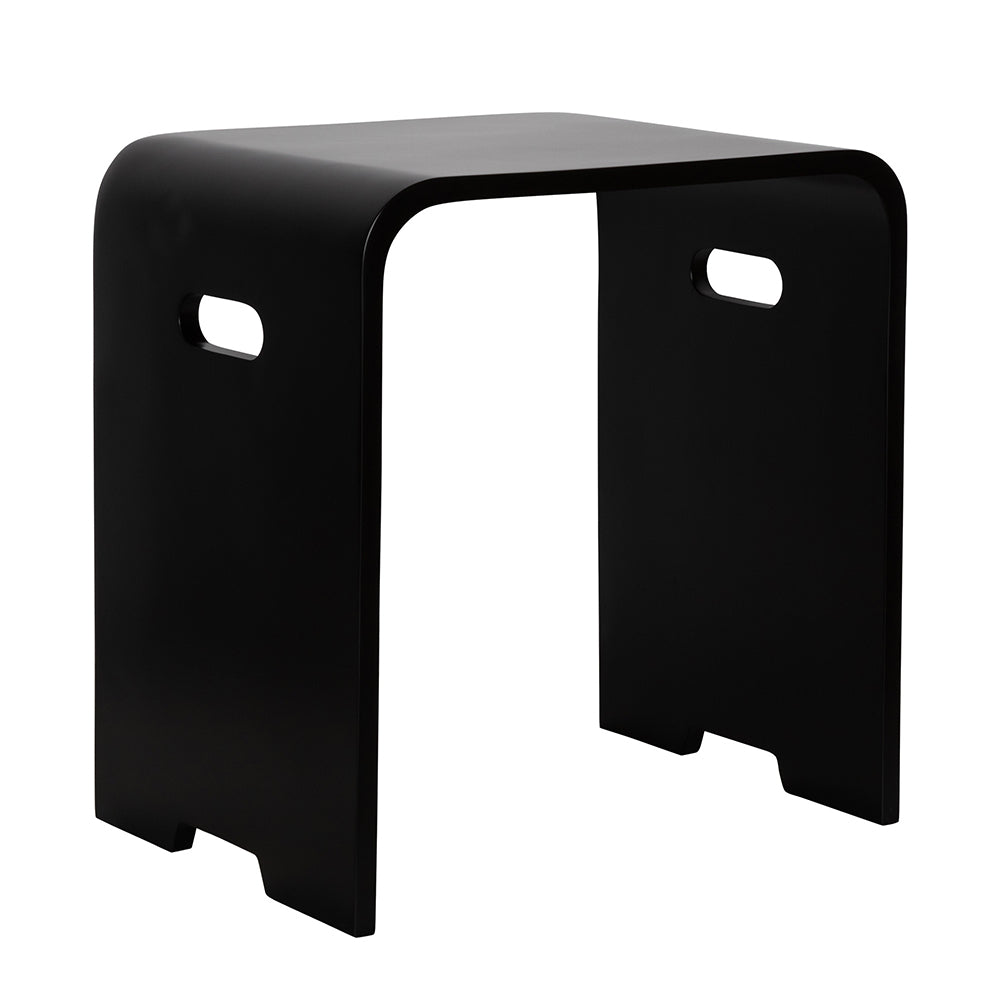 Stool made of solid surface. W:16"  D: 11 3/4" H:17" - Maison&Co.