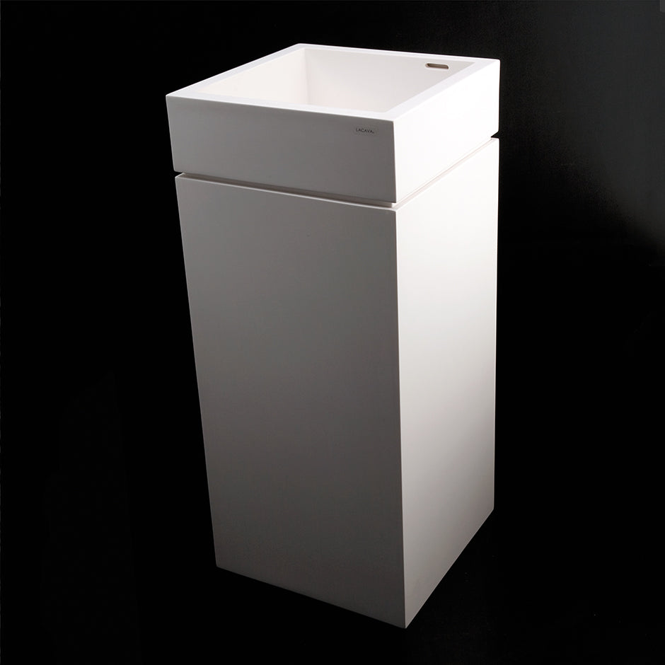 Pedestal made of solid surface for Bathroom Sink 5125 (sold separately), 16"W x 16"D x 28"H - Maison&Co.