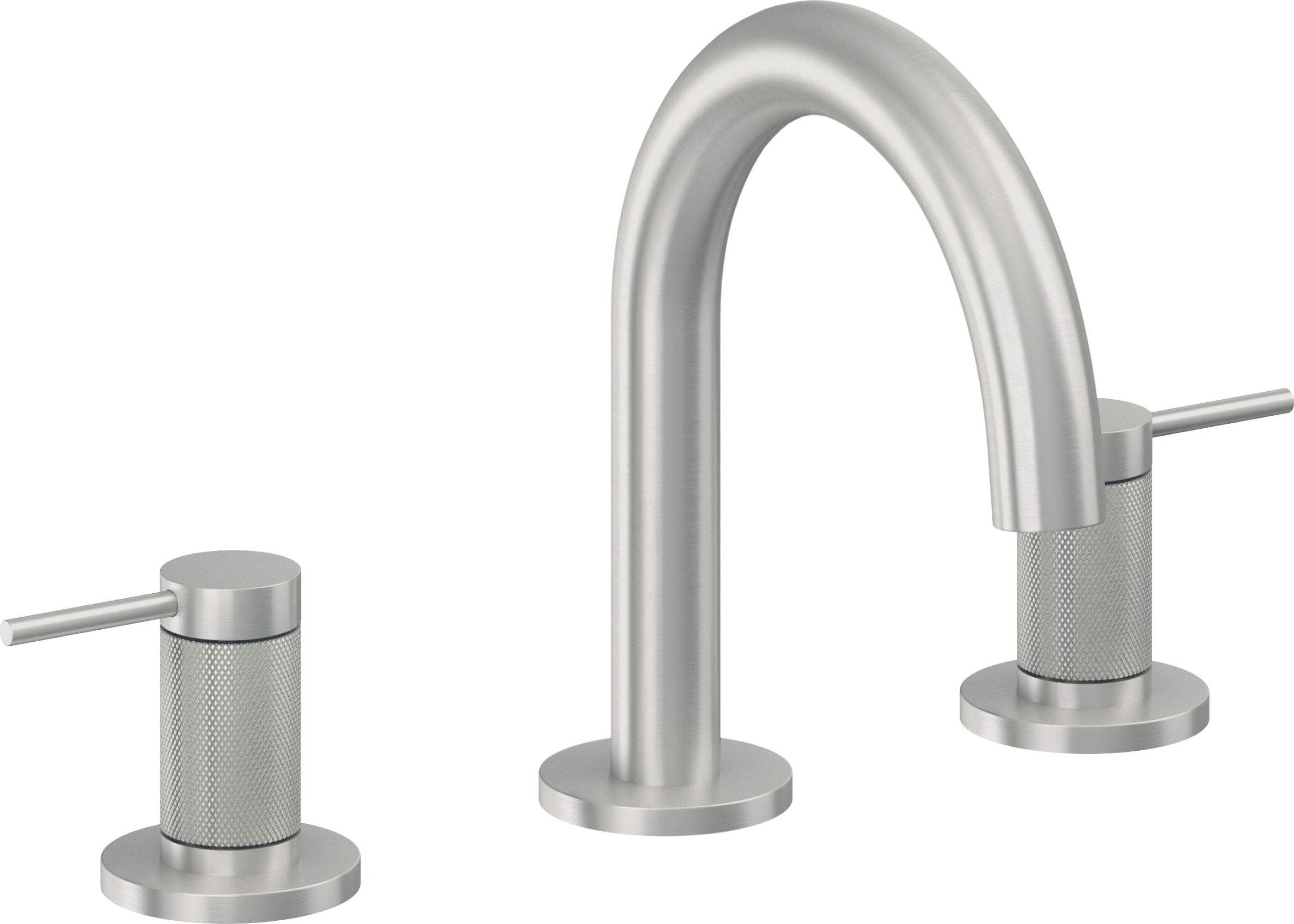 California Faucets - 5202MK-SC - 8" Widespread Lavatory Faucet - Satin Chrome (PVD) - D Street