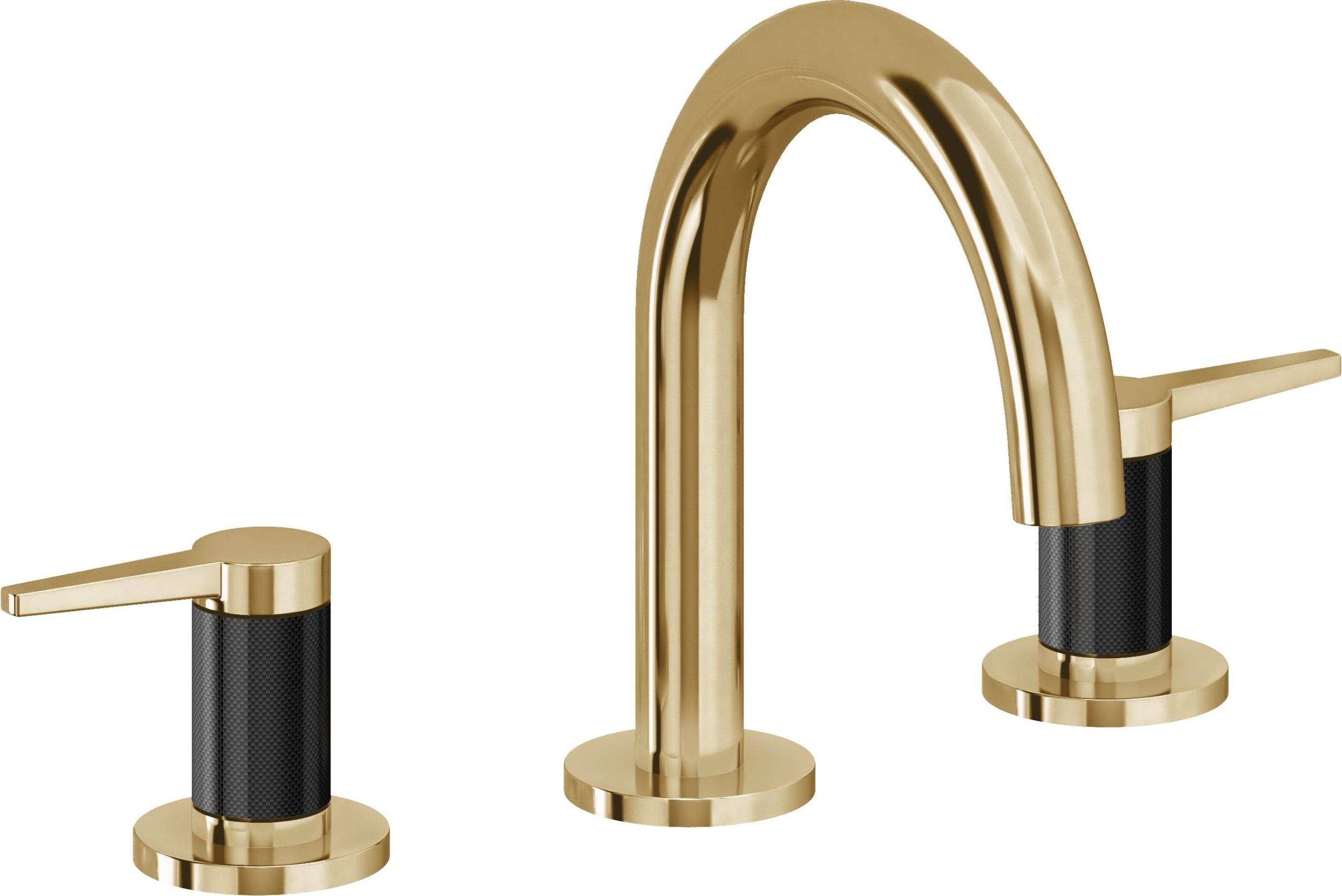 California Faucets - 5302MF-FRG - 8" Widespread Lavatory Faucet - French Gold (PVD) - D Street