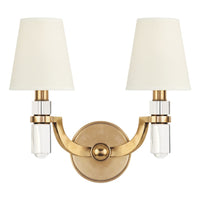 Hudson Valley - 982-AGB-WS - Two Light Wall Sconce - Dayton - Aged Brass