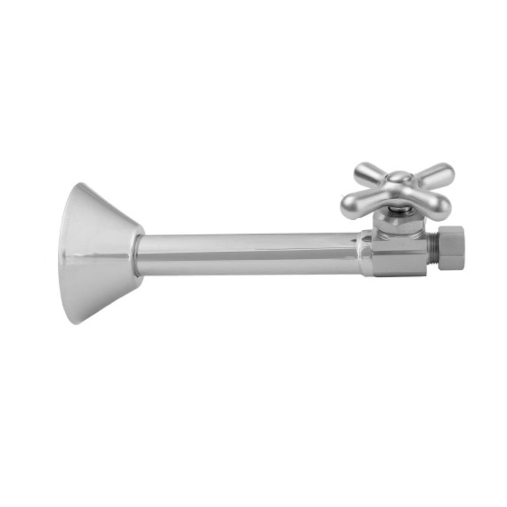 Multi Turn Straight Pattern 1/2" Copper (Sweat Fit) x 3/8" O.D. Supply Valve with Cross Handle in Multiple Finishes - Maison&Co.
