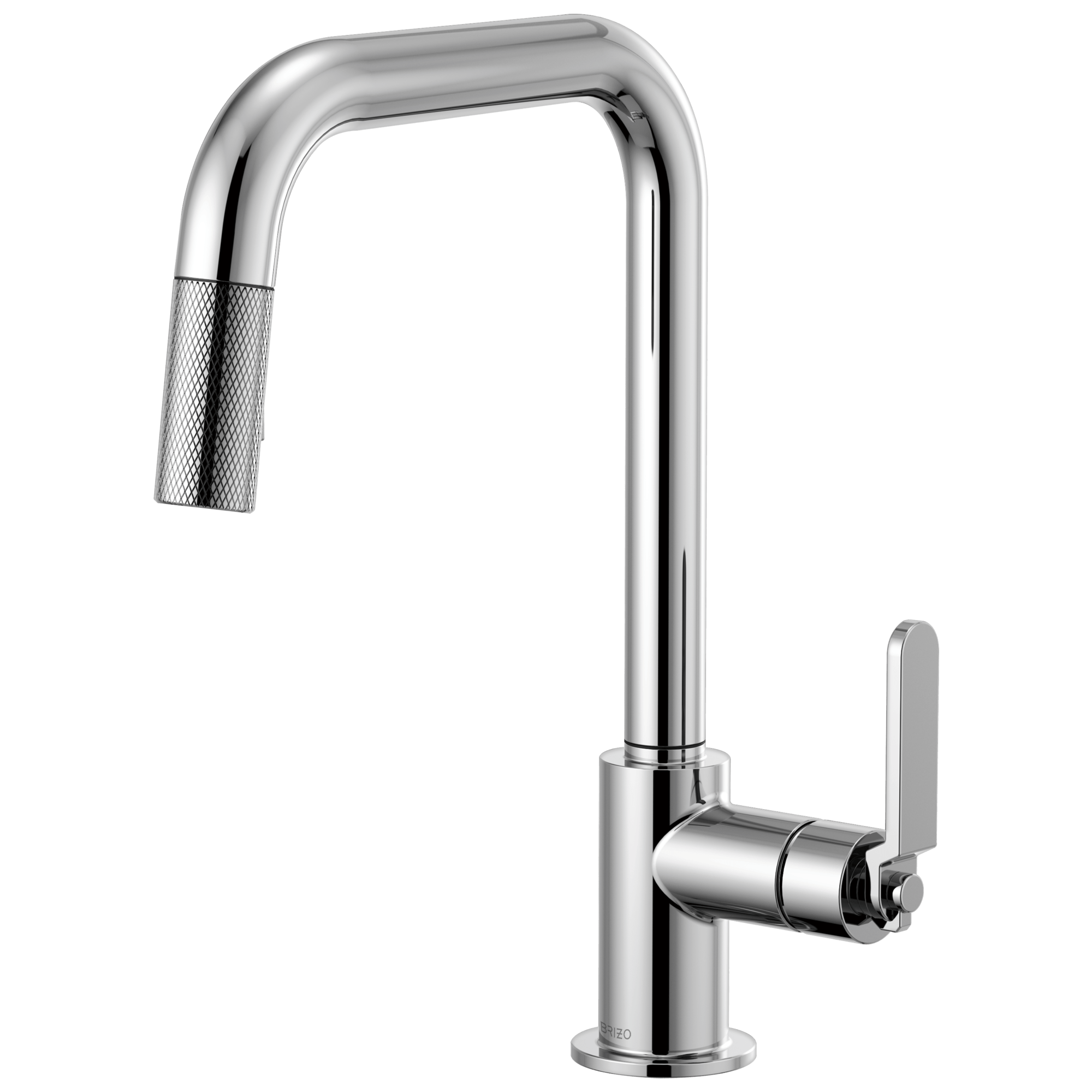 Brizo Litze®: Pull-Down Faucet with Square Spout and Industrial Handle - Maison&Co.