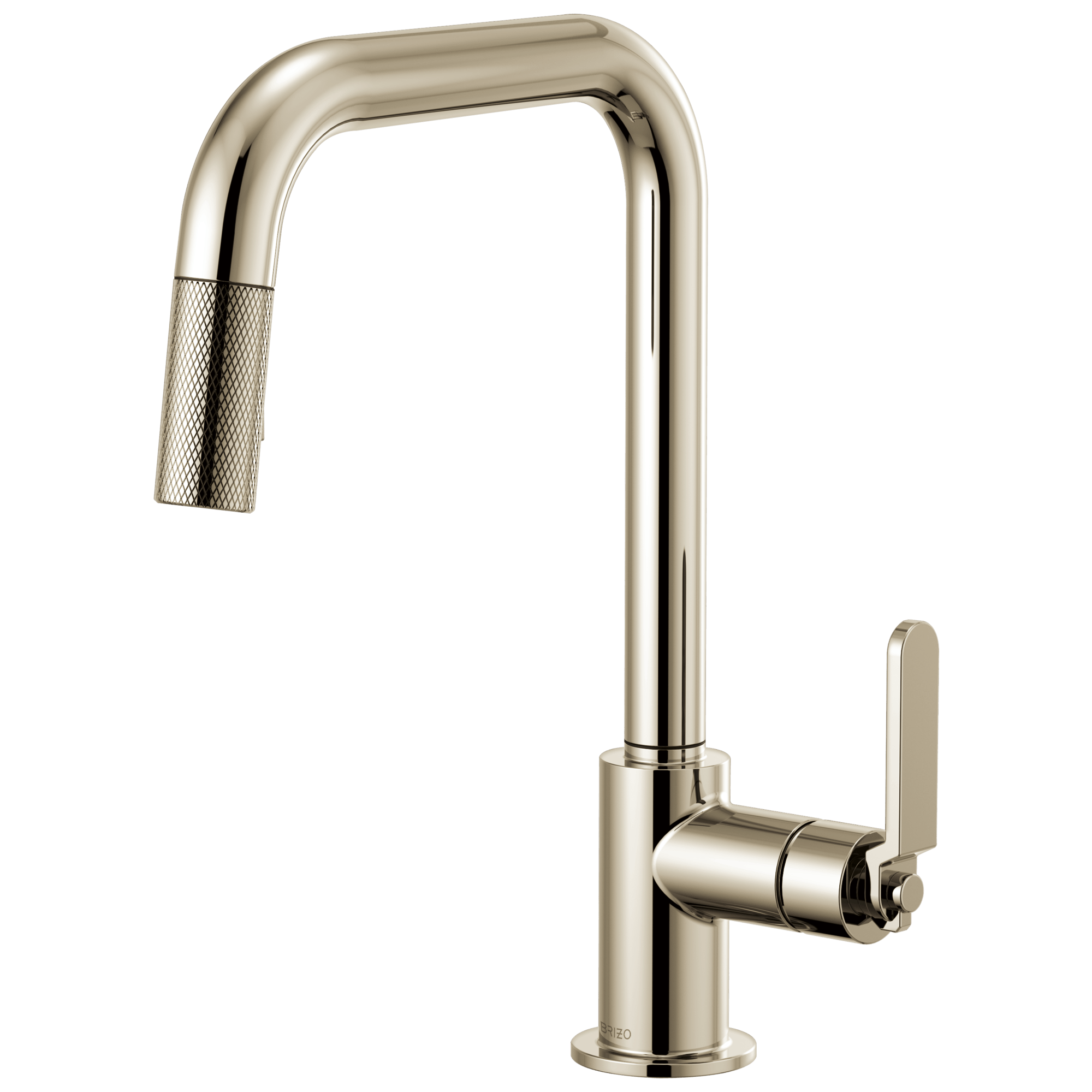 Brizo Litze®: Pull-Down Faucet with Square Spout and Industrial Handle - Maison&Co.