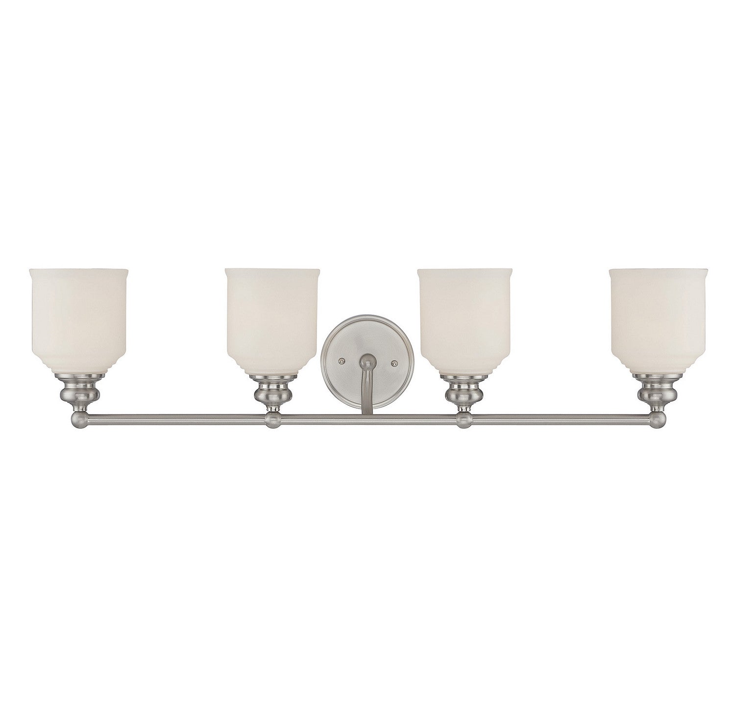 Savoy House - 8-6836-4-SN - Four Light Bath Bar - Melrose - Satin Nickel