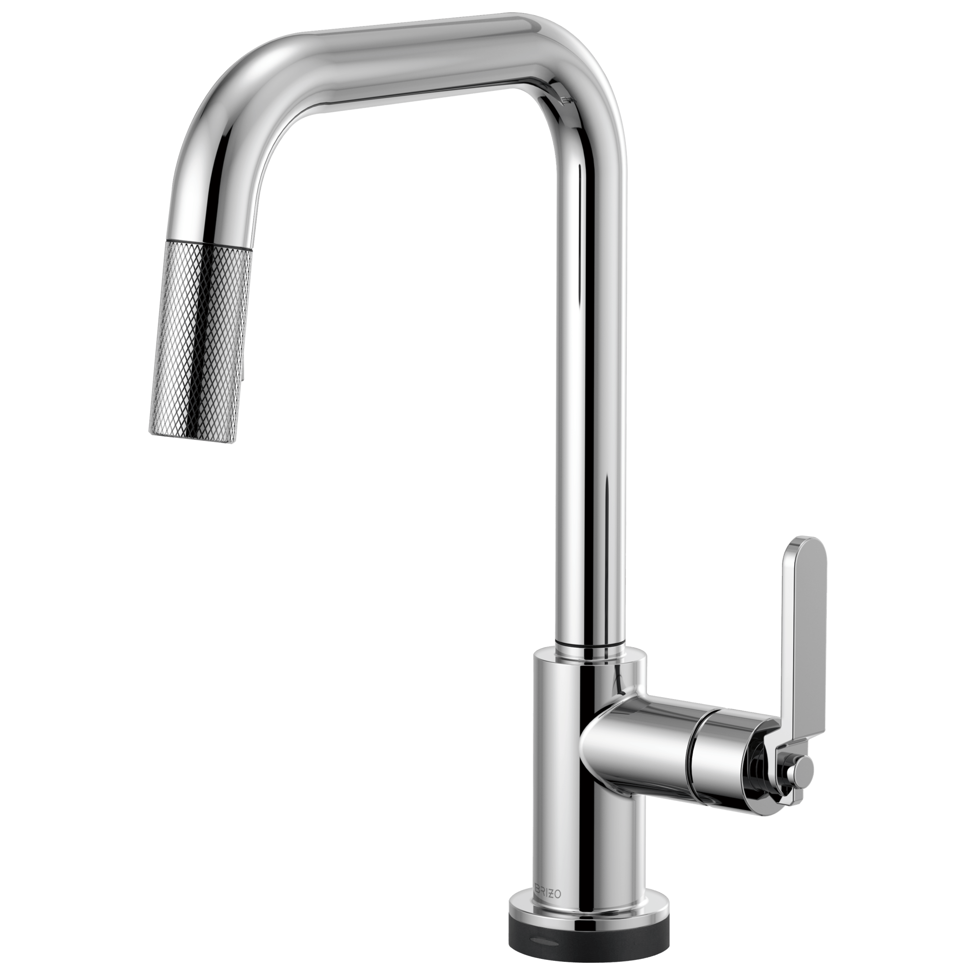 Brizo Litze®: SmartTouch® Pull-Down Kitchen Faucet with Square Spout and Industrial Handle - Maison&Co.