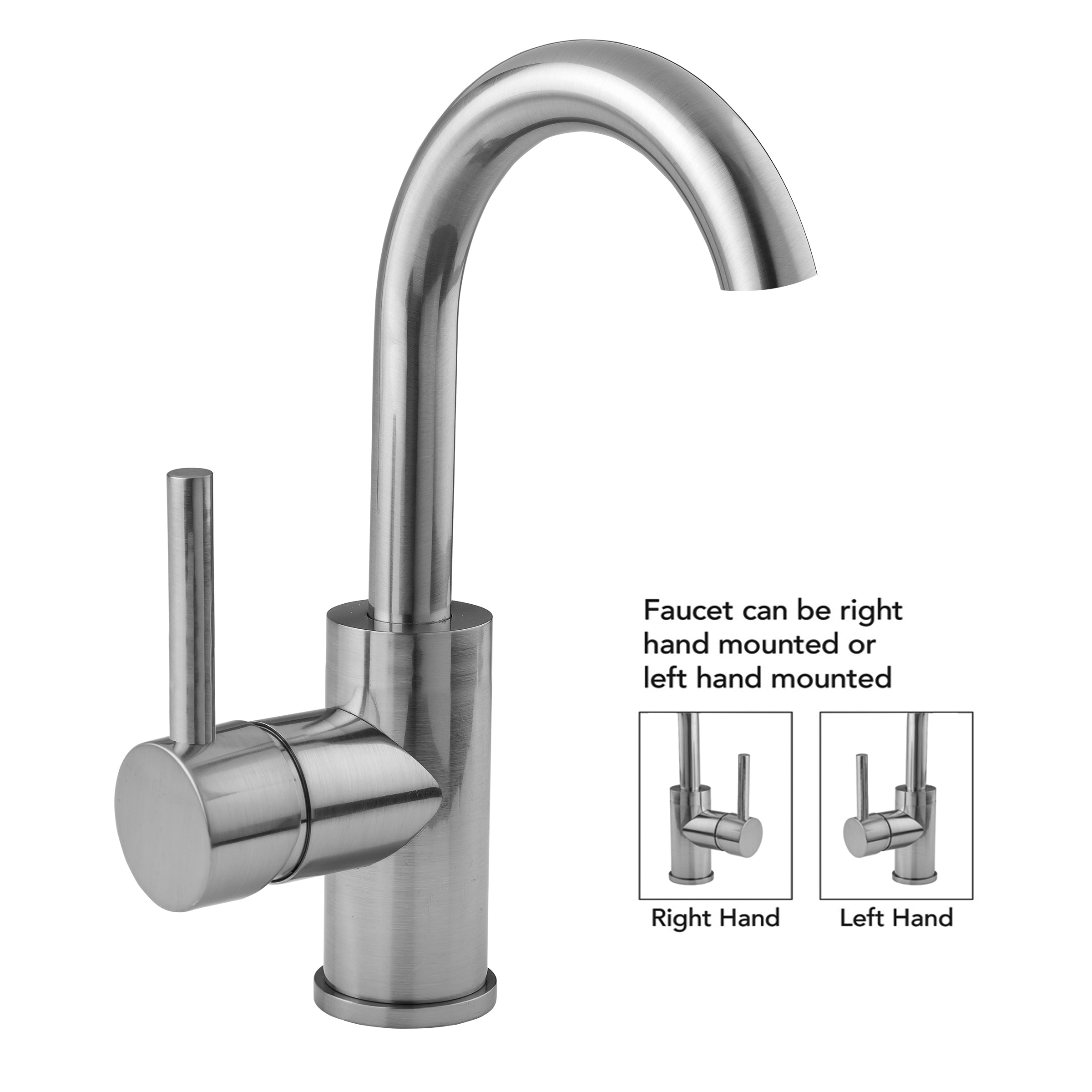 Uptown Contempo Single Hole Faucet in Multiple Finishes - Maison&Co.