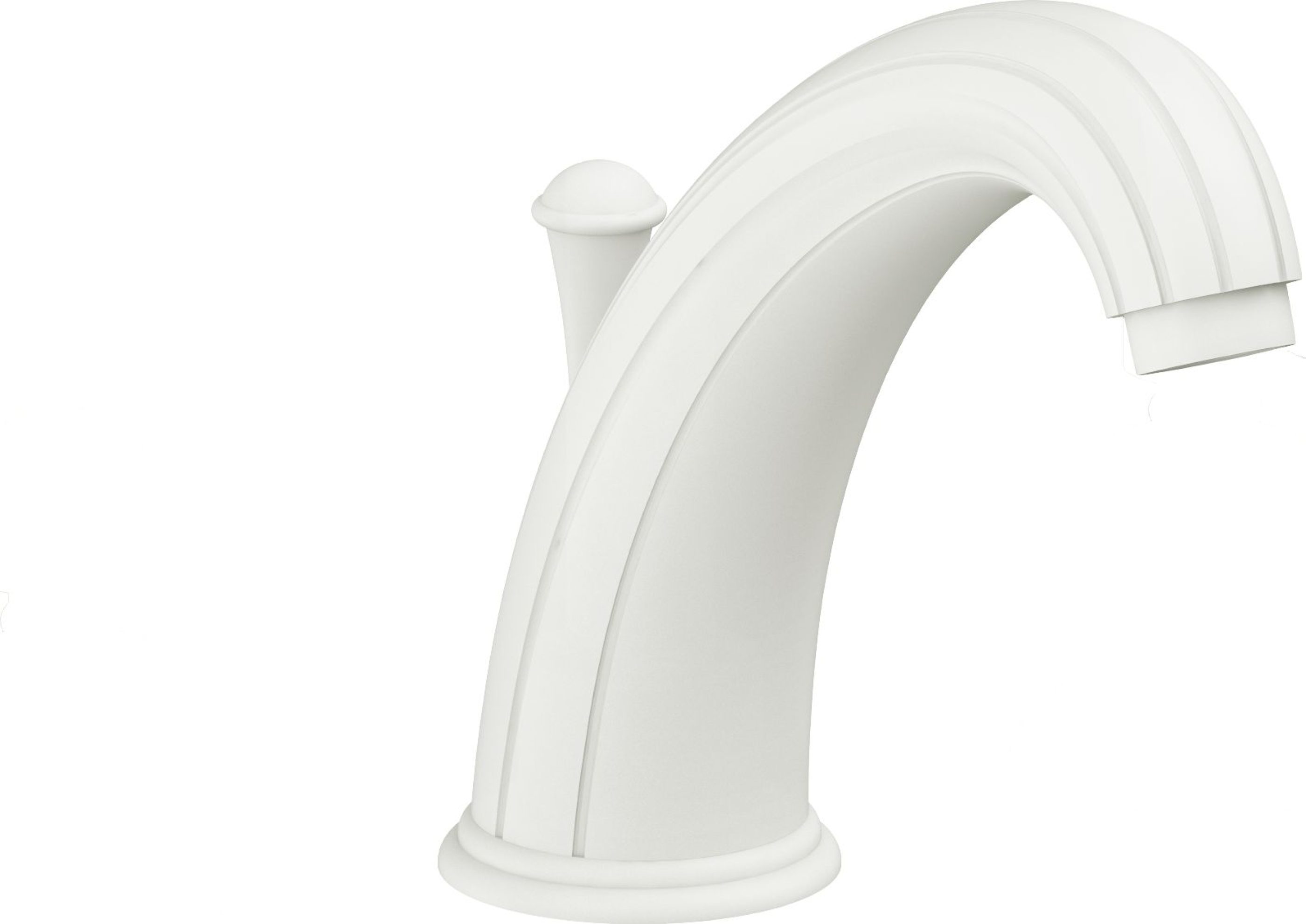 California Faucets - 6802-MWHT - 8" Widespread Lavatory Faucet - Matte White - San Clemente