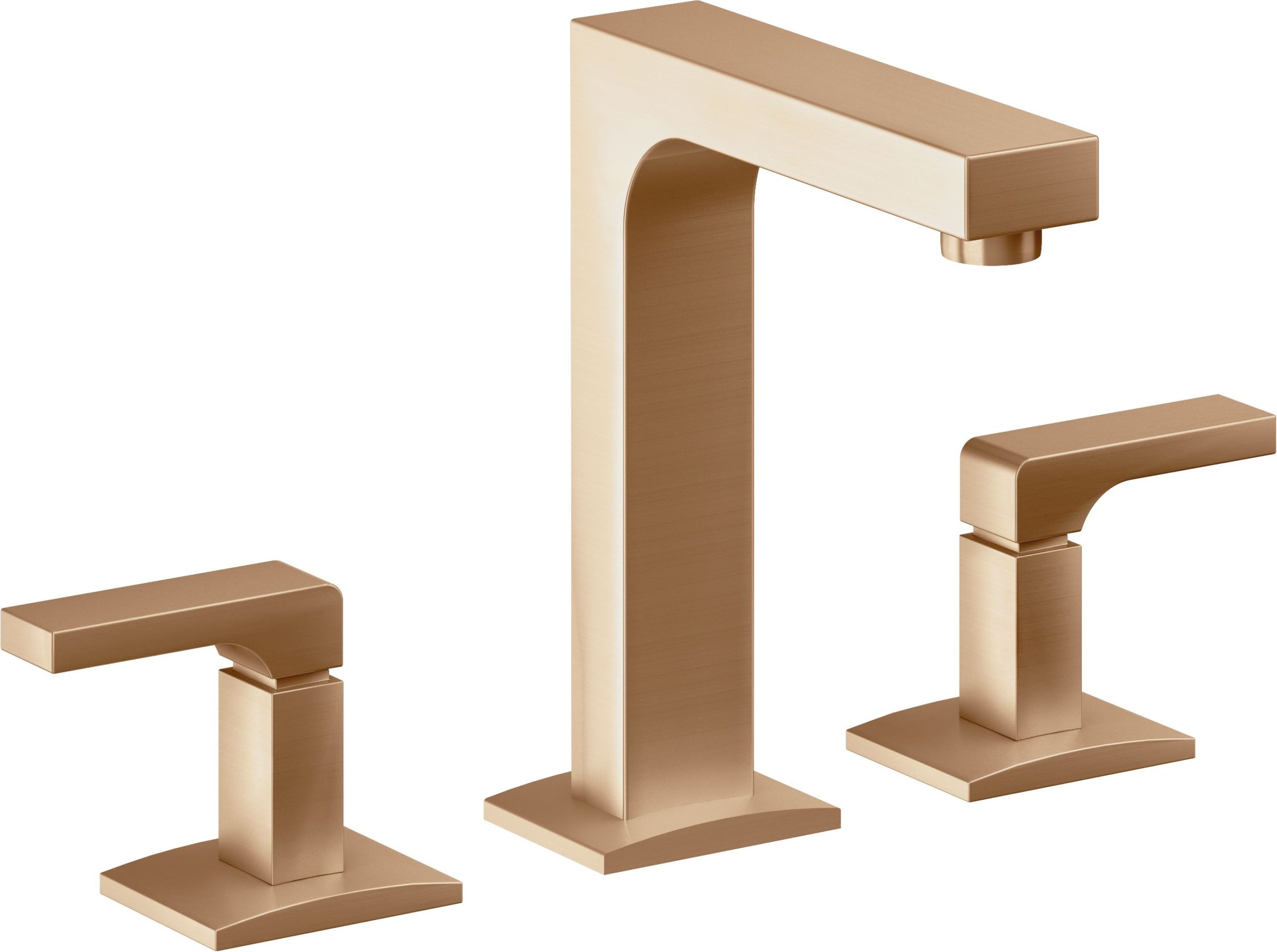 California Faucets - 7002-SBZ - 8" Widespread Lavatory Faucet - Satin Bronze (PVD) - Solimar