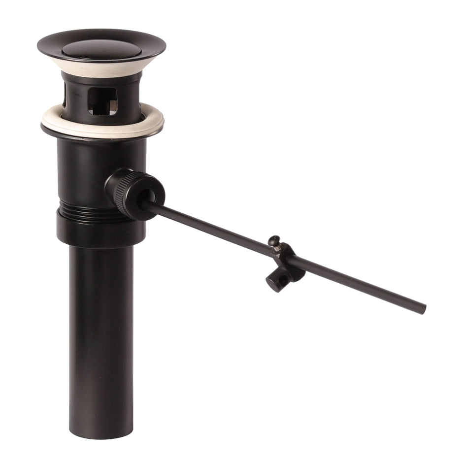 Pop-up drain for European lavatories with overflow holes.  DIAM: 2 1/2” - Maison&Co.