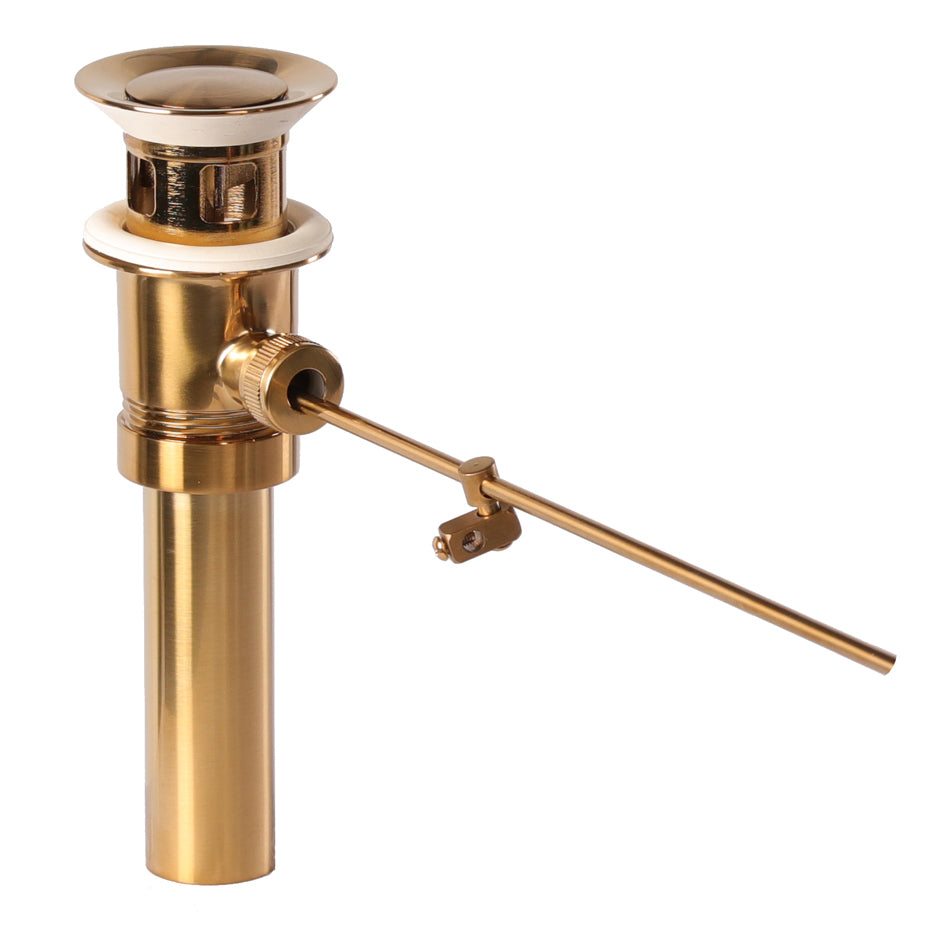 Pop-up drain for European lavatories with overflow holes.  DIAM: 2 1/2” - Maison&Co.