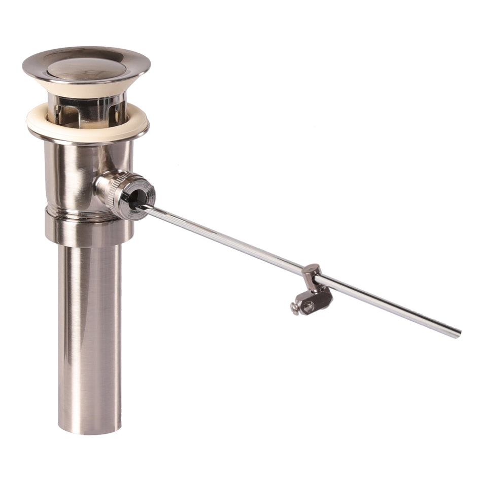 Pop-up drain for European lavatories with overflow holes.  DIAM: 2 1/2” - Maison&Co.