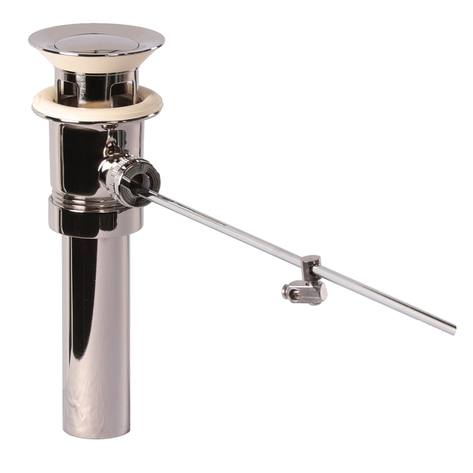 Pop-up drain for European lavatories with overflow holes.  DIAM: 2 1/2” - Maison&Co.