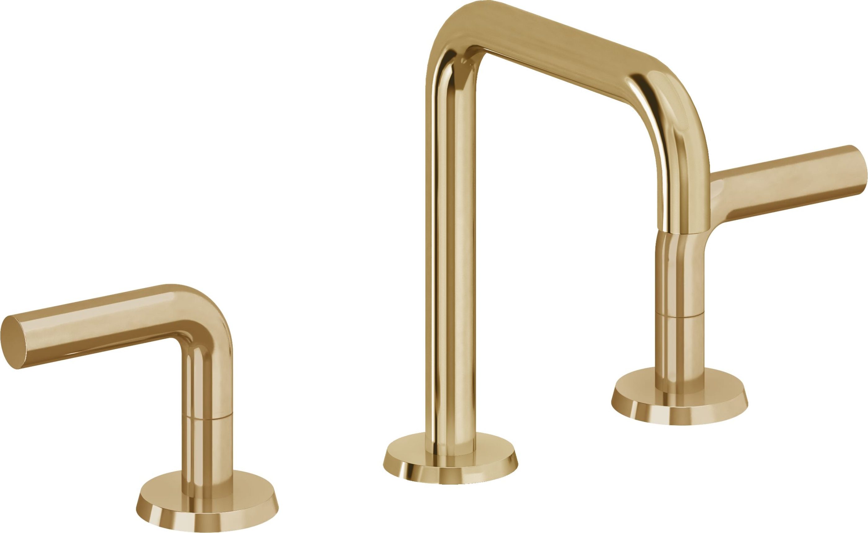 California Faucets - 7402-FRG - 8" Widespread Lavatory Faucet - French Gold (PVD) - Tamalpais
