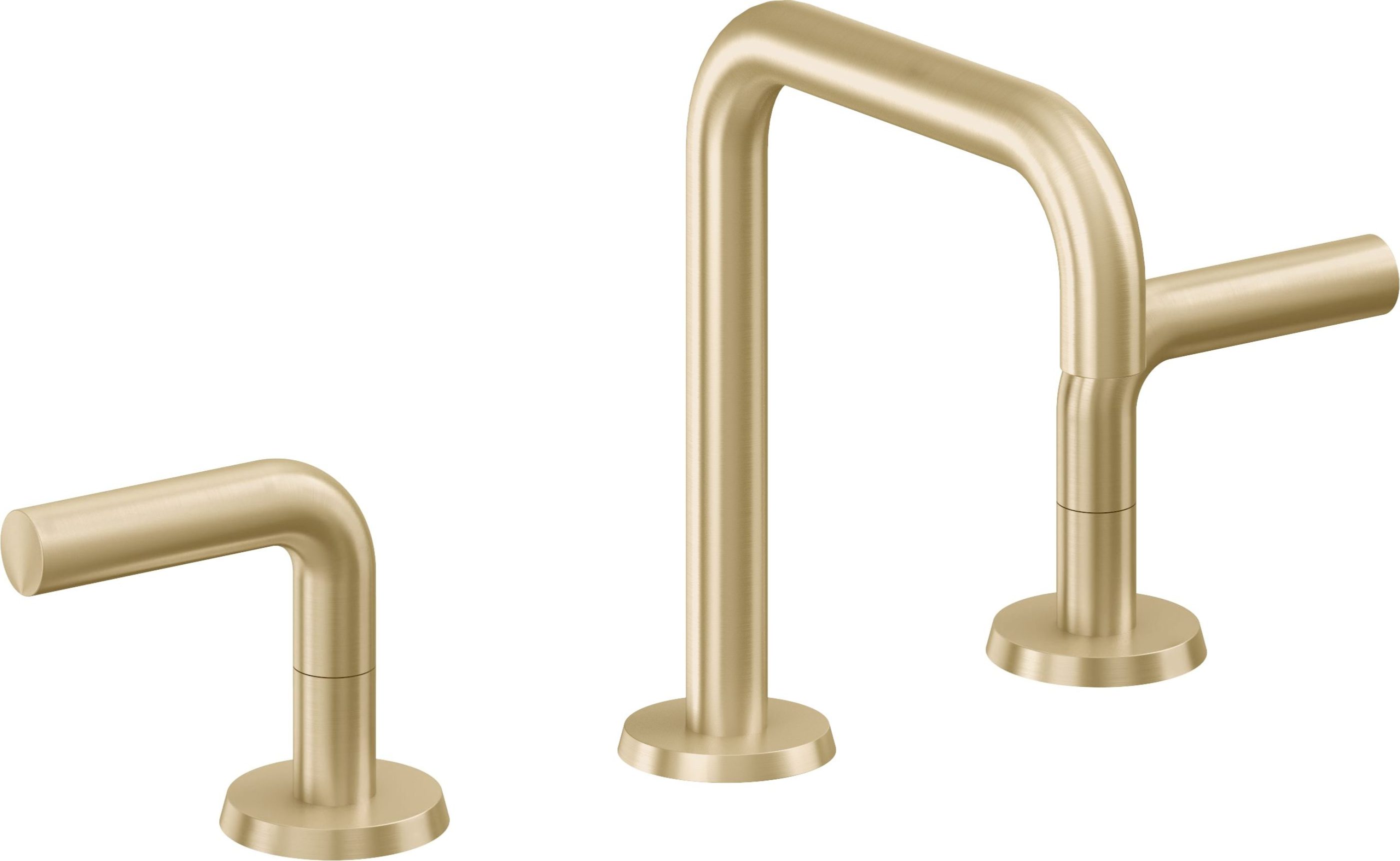 California Faucets - 7402-SB - 8" Widespread Lavatory Faucet - Satin Brass (PVD) - Tamalpais