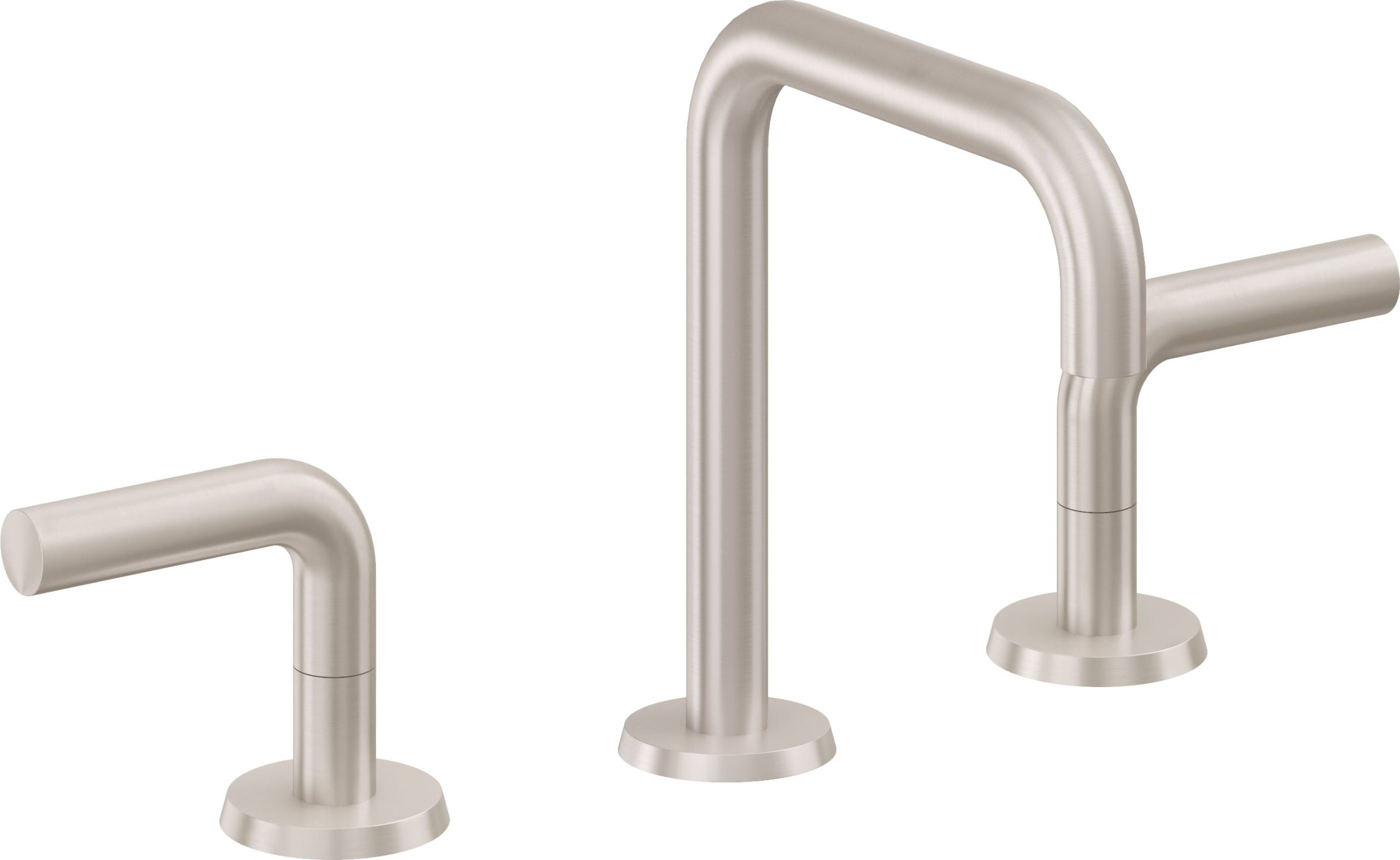 California Faucets - 7402-SN - 8" Widespread Lavatory Faucet - Satin Nickel  - Tamalpais