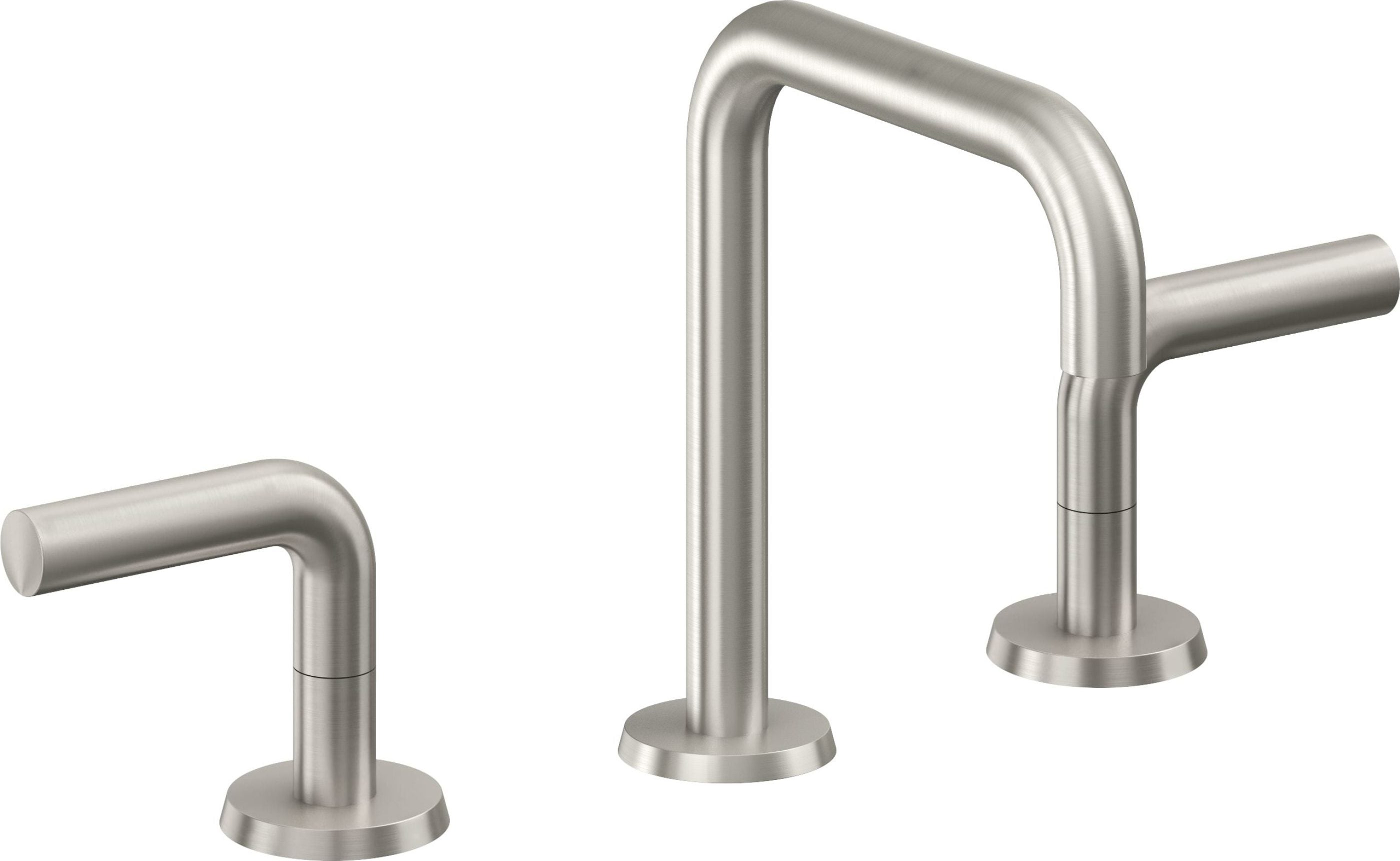California Faucets - 7402-USS - 8" Widespread Lavatory Faucet - Ultra Stainless Steel (PVD) - Tamalpais
