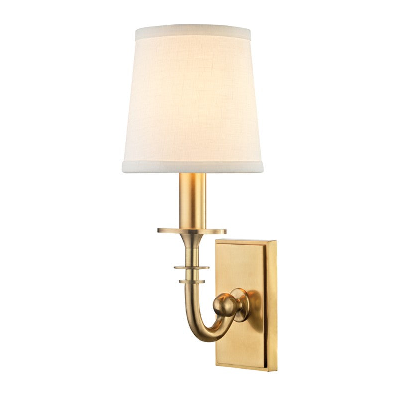 Hudson Valley - 8400-AGB - One Light Wall Sconce - Carroll - Aged Brass