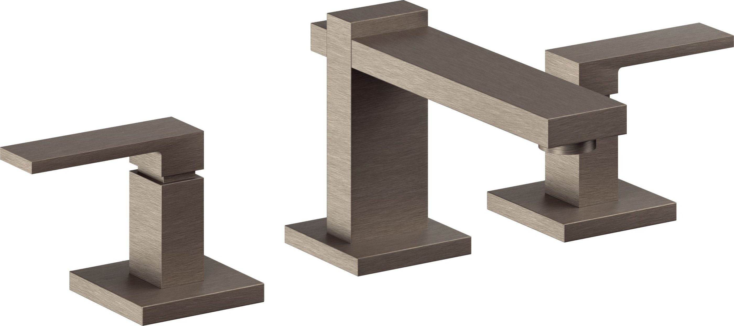 California Faucets - 7702-ANF - 8" Widespread Lavatory Faucet - Antique Nickel Flat - Morro Bay